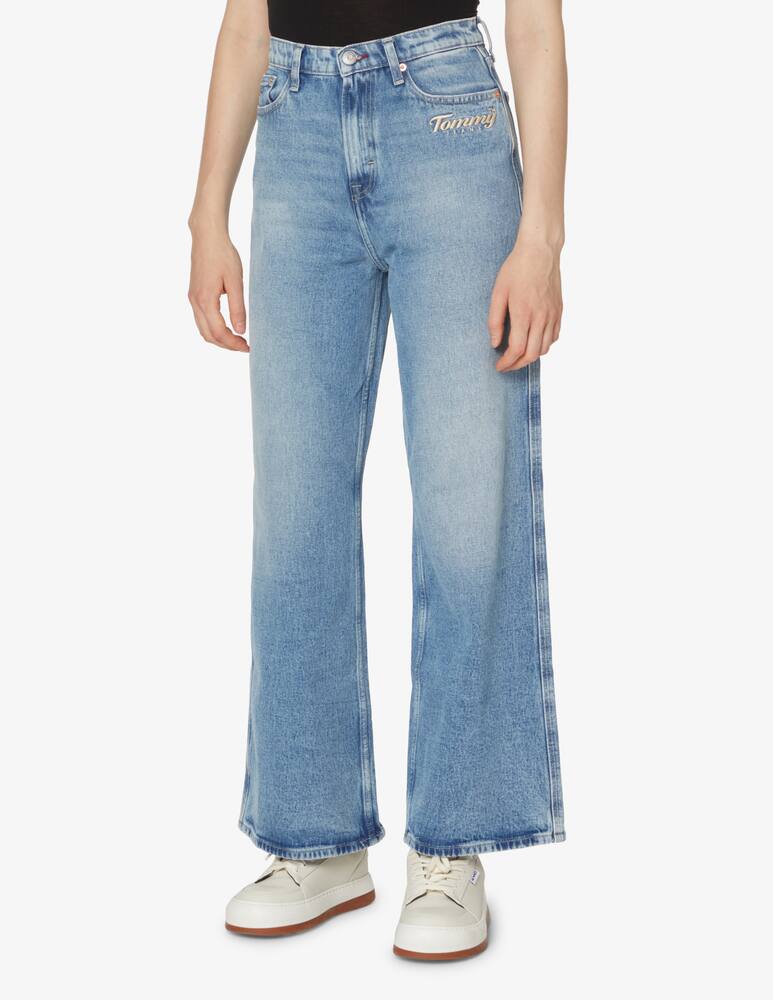 rinascente Tommy Jeans Claire high rise wide leg jeans - Blue
