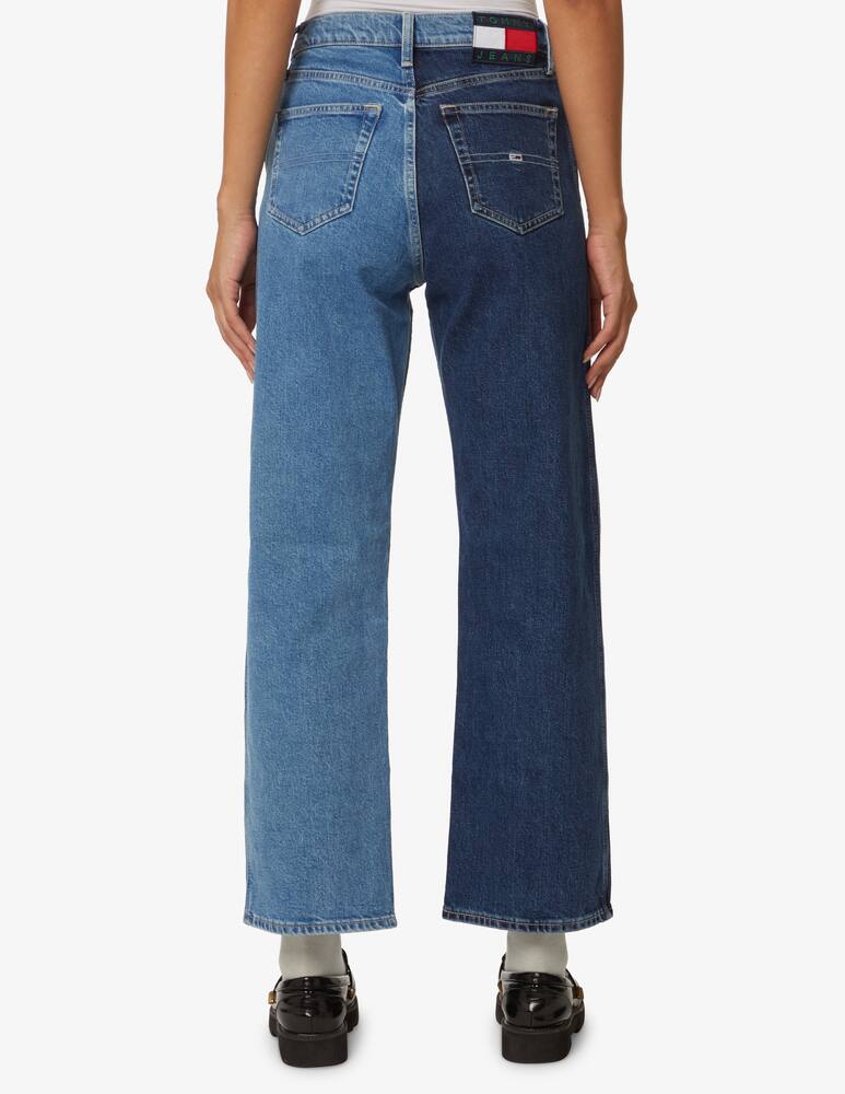 rinascente Tommy Jeans Betsy high rise bicolor straight jeans - Blue