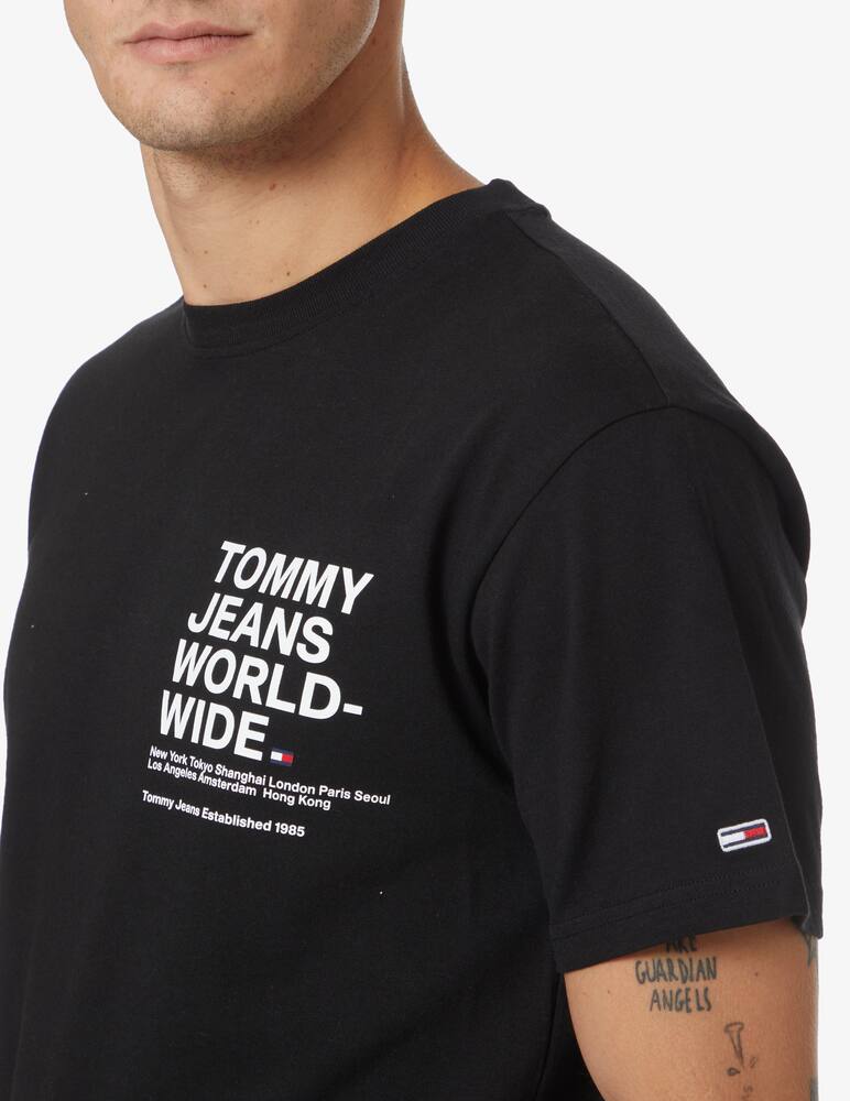 rinascente Tommy Jeans Maglietta tommy - nero