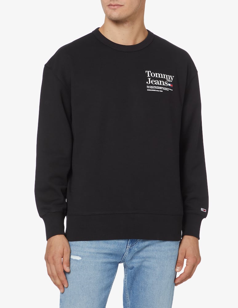 rinascente Tommy Jeans Over fit sweater - Black