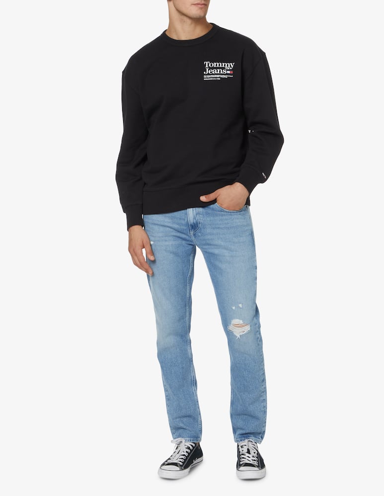 rinascente Tommy Jeans Over fit sweater - Black