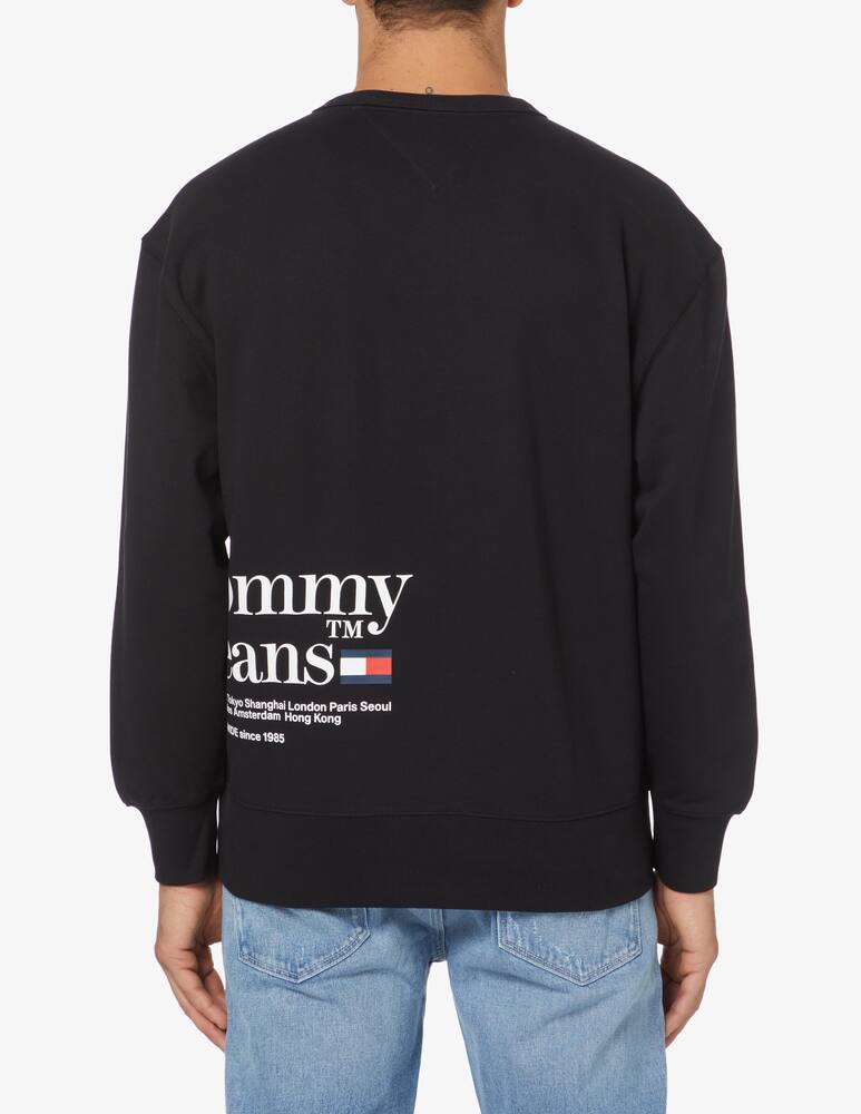 rinascente Tommy Jeans Over fit sweater - Black