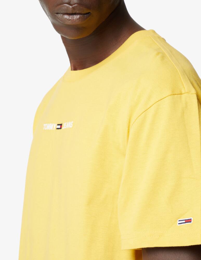 rinascente Tommy Jeans Logo t-shirt - Yellow