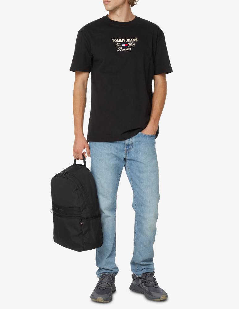 rinascente Tommy Jeans Back logo t-shirt - black