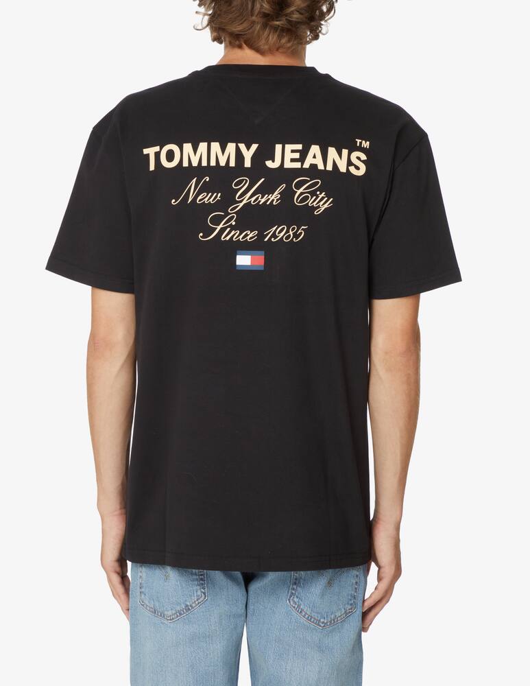 rinascente Tommy Jeans Back logo t-shirt - black