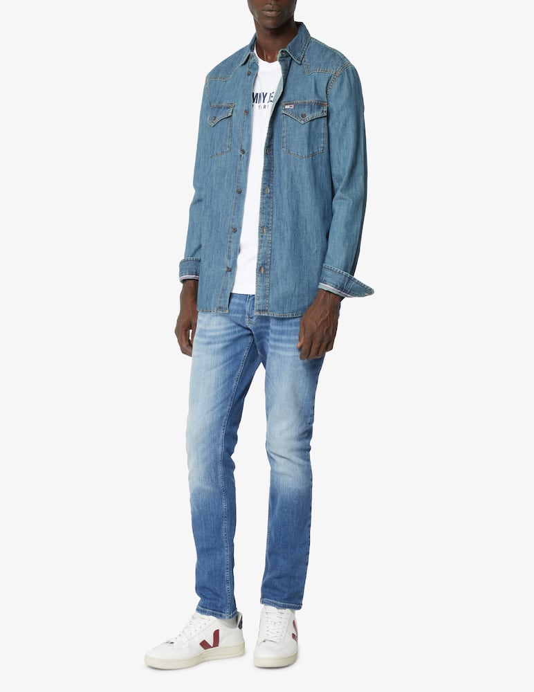 rinascente Tommy Jeans Camicia in denim - Blu