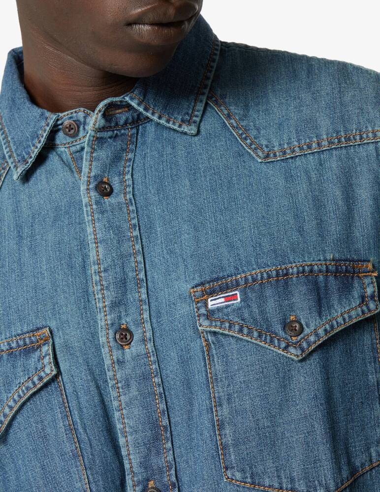 rinascente Tommy Jeans Camicia in denim - Blu