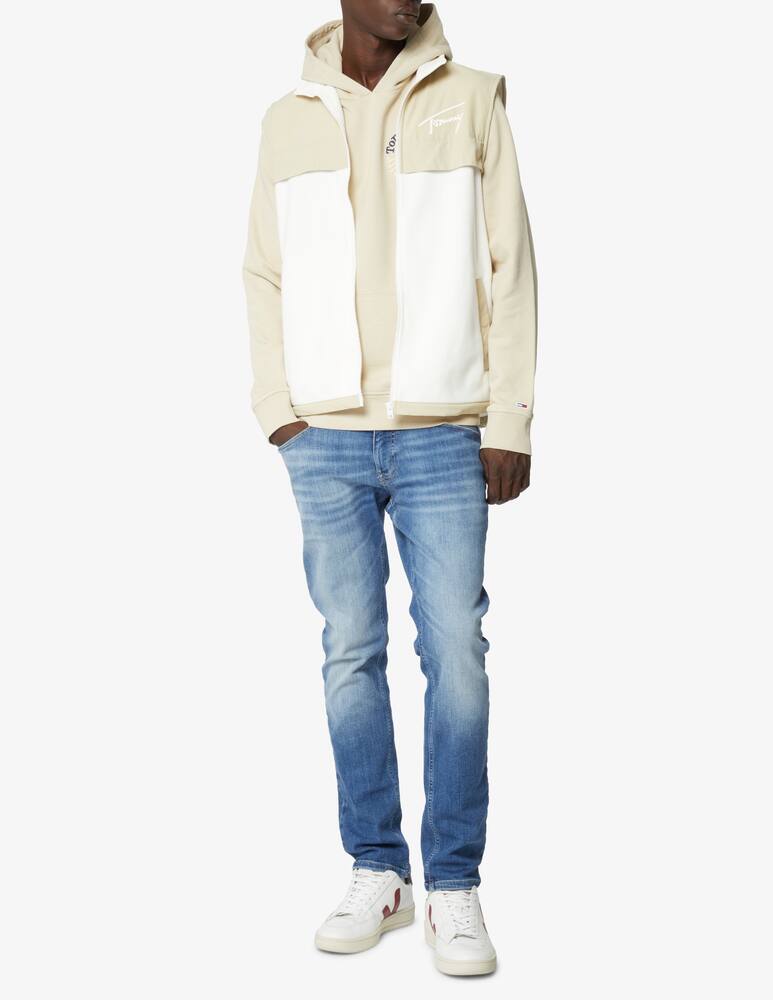rinascente Tommy Jeans Recycled pile vest jacket - Beige