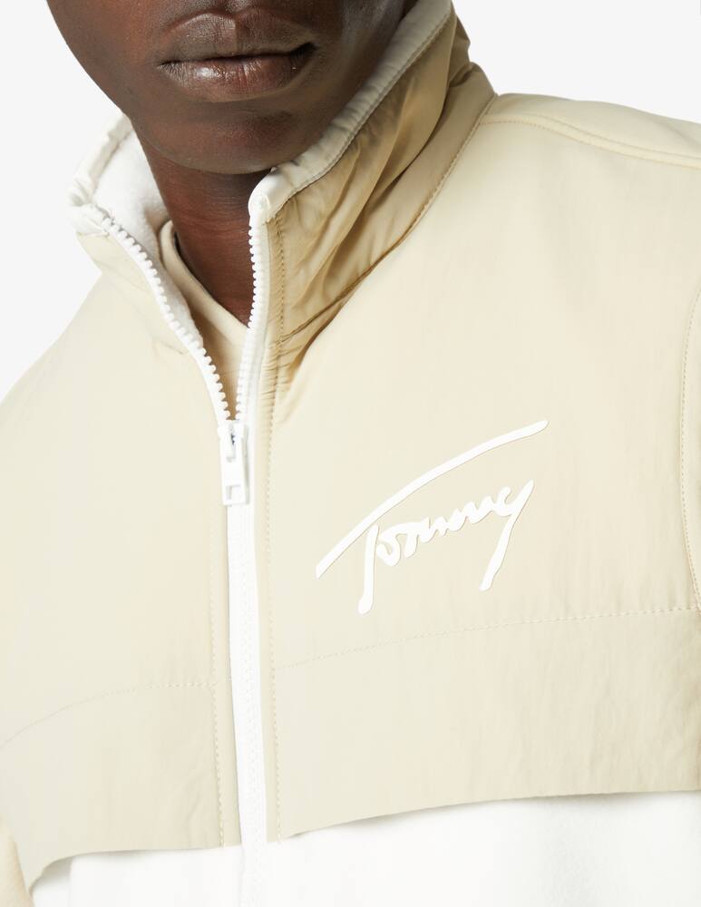 rinascente Tommy Jeans Recycled pile vest jacket - Beige
