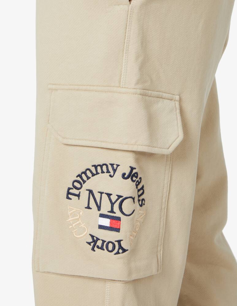 rinascente Tommy Jeans Logo cargo sweatpants - Beige