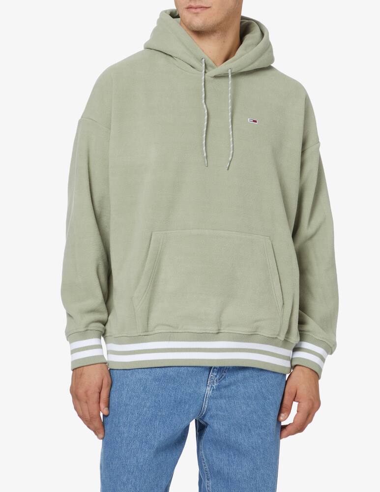 Tommy Jeans Maglia in pile riciclato - verde - immagine 1