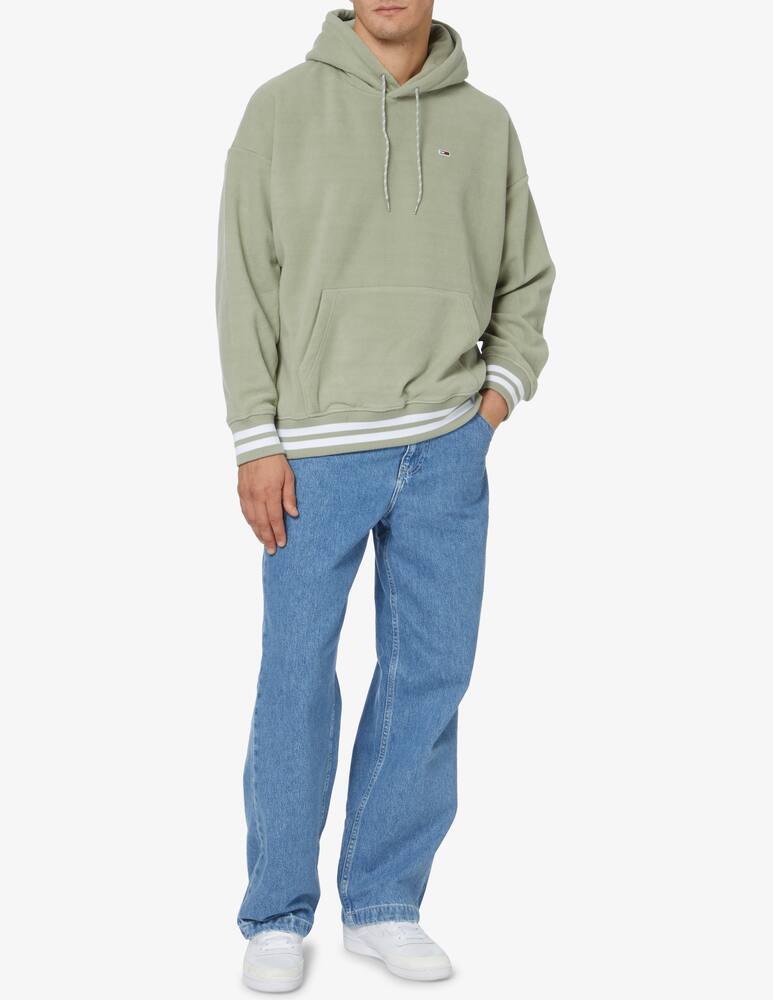Tommy Jeans Maglia in pile riciclato - verde - immagine 2