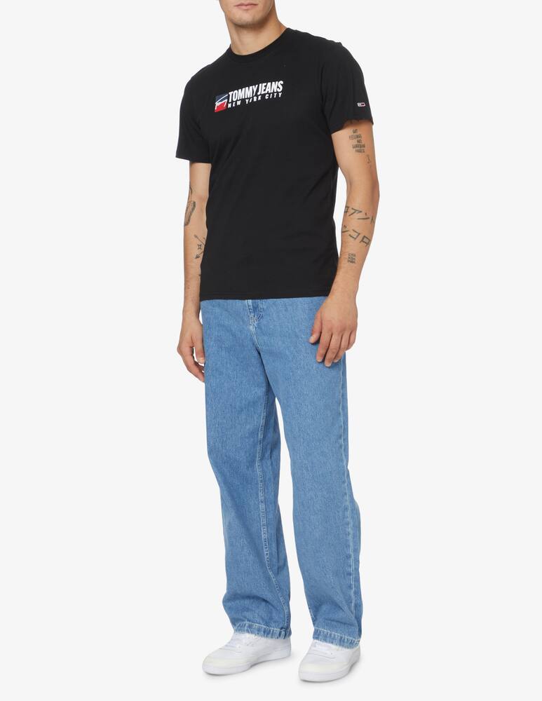 rinascente Tommy Jeans Maglietta con logo - nero