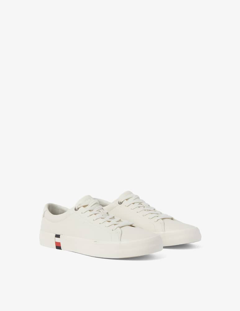 rinascente Tommy Hilfiger Sneakers in pelle bjorn vulc - Bianco