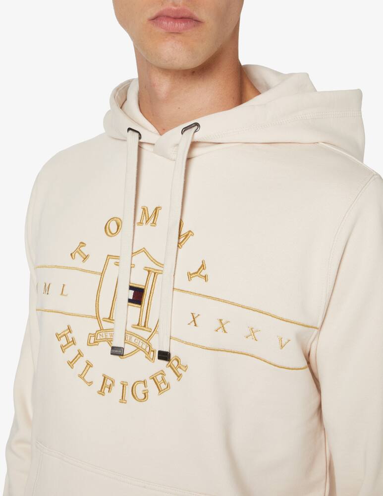 rinascente Tommy Hilfiger Logo icon hoodie - Beige