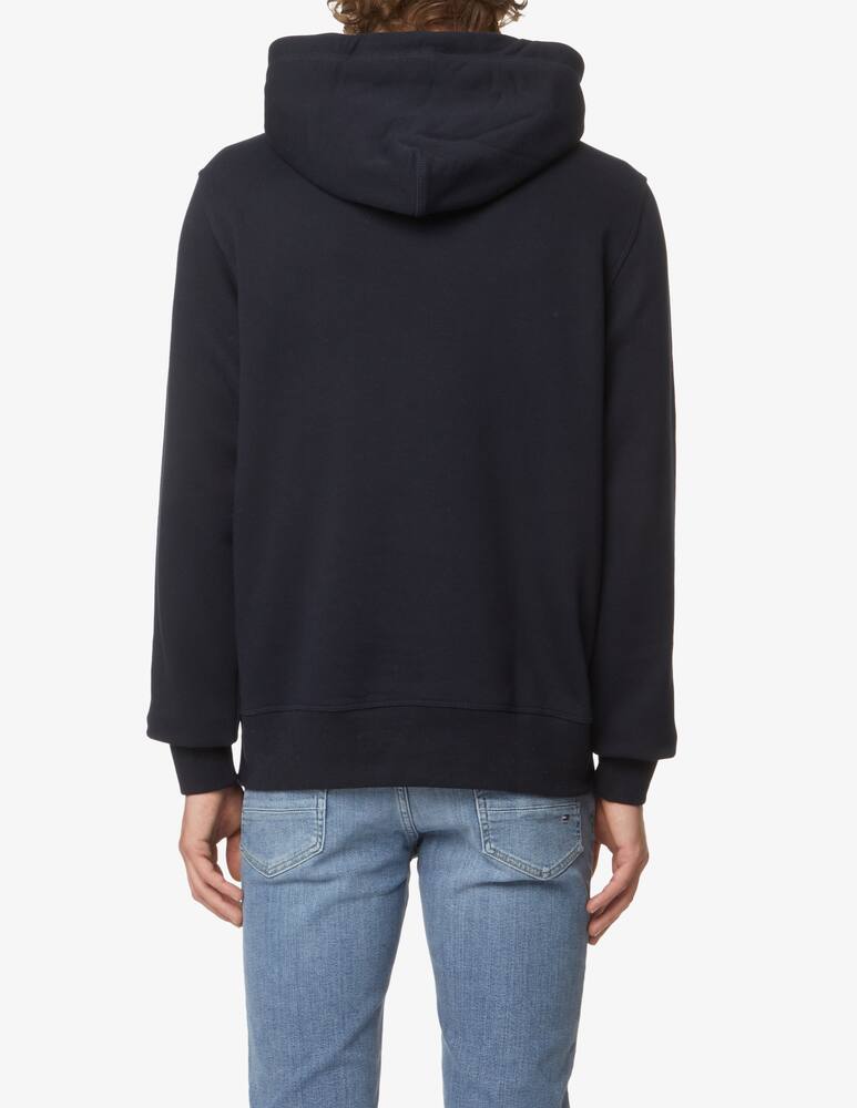 rinascente Tommy Hilfiger Embroidered flag hoodie - Black