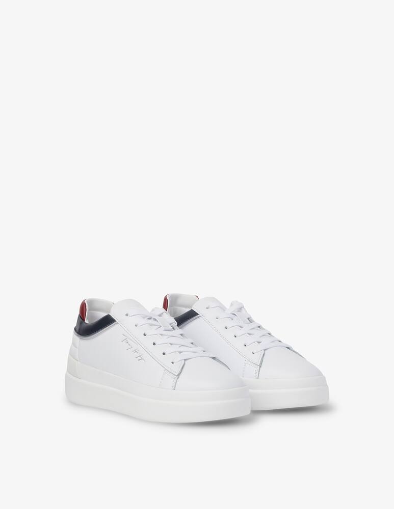 rinascente Tommy Hilfiger Leather sneakers - White