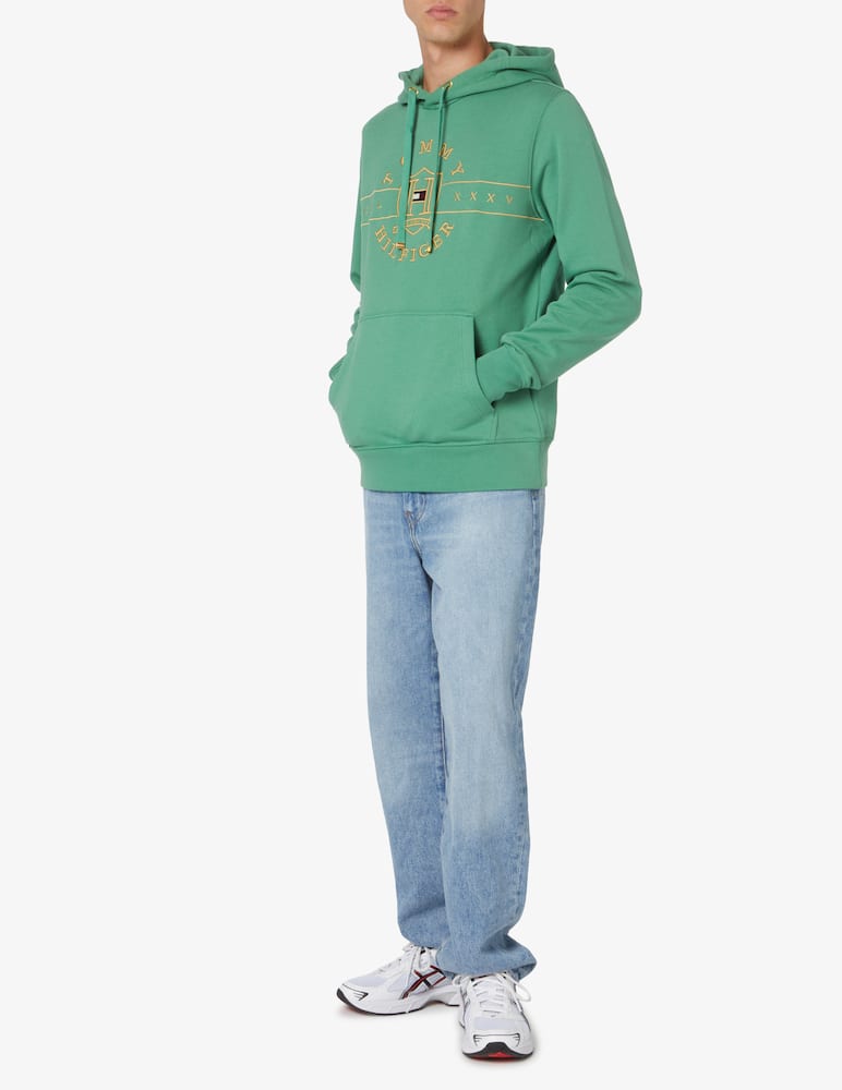 rinascente Tommy Hilfiger Logo icon hoodie - Green