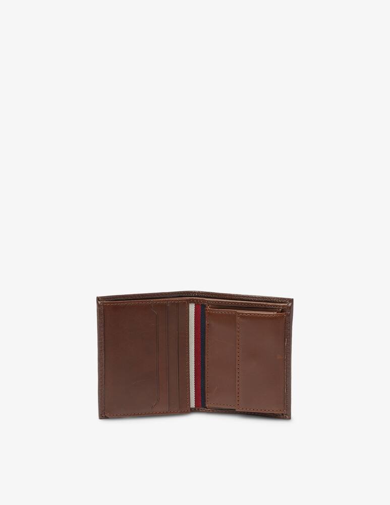Tommy Hilfiger Portafoglio 3fold in pelle - Marrone - immagine 2