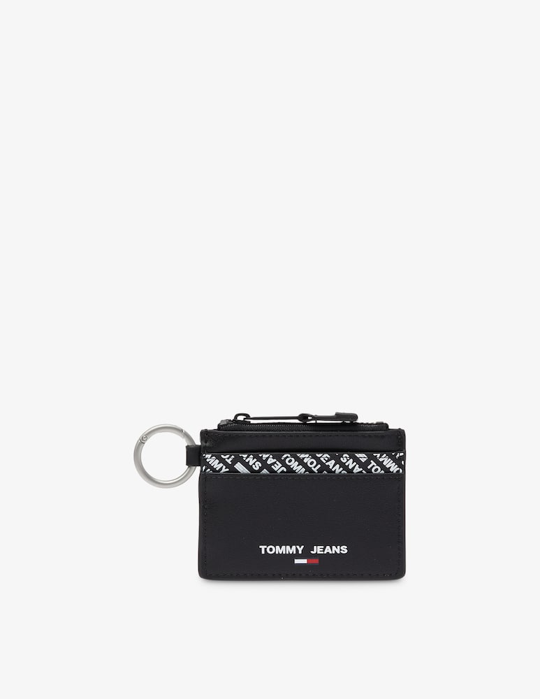 rinascente Tommy Jeans Porta carte in pelle essential - Nero