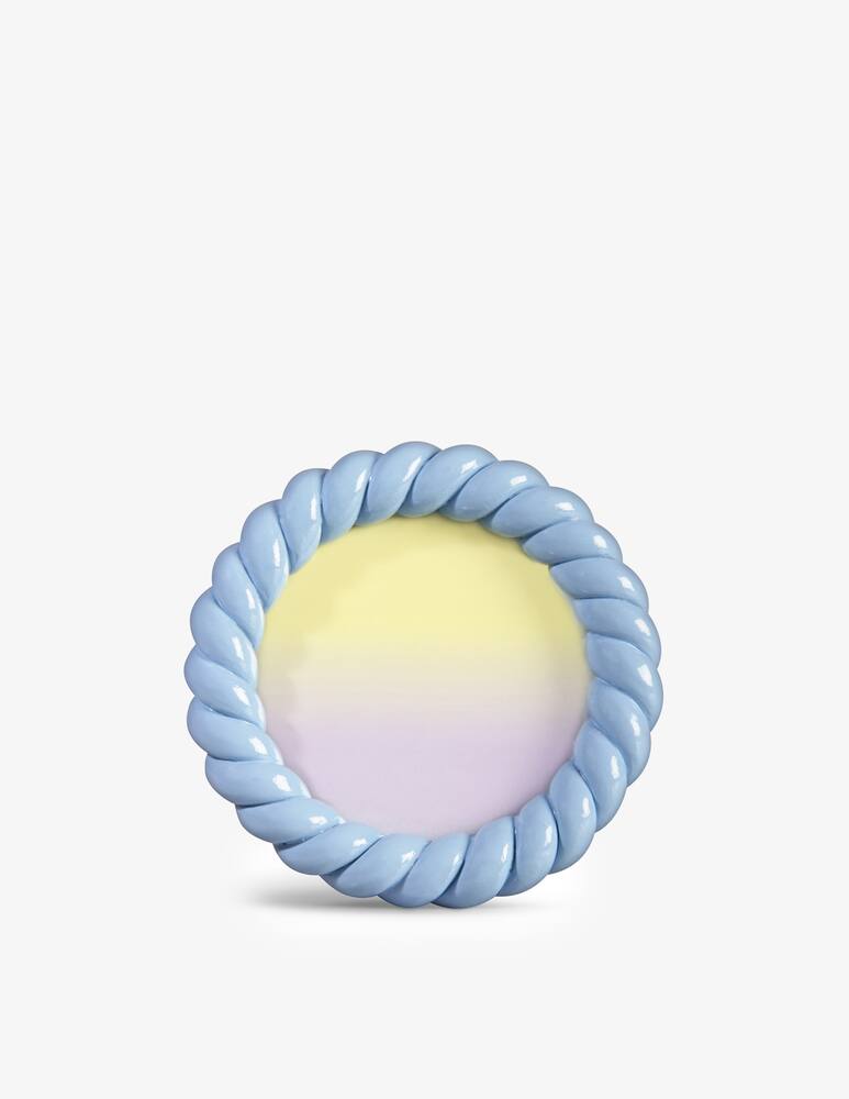 rinascente & Klevering Photo Frame Braid Round Blue