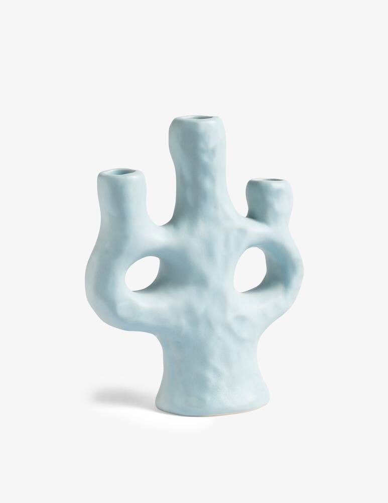 rinascente & Klevering Candleholder Loop Blue