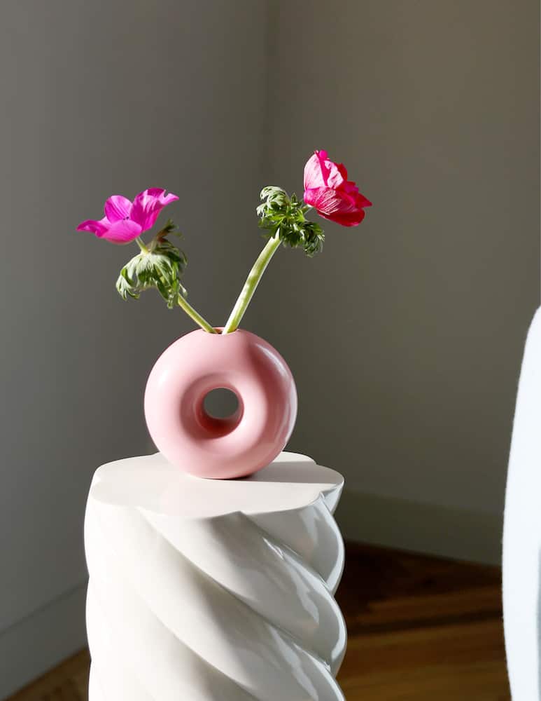 &klevering Vaso Torus Rosa - immagine 2 &klevering Vaso Torus Rosa - immagine 2