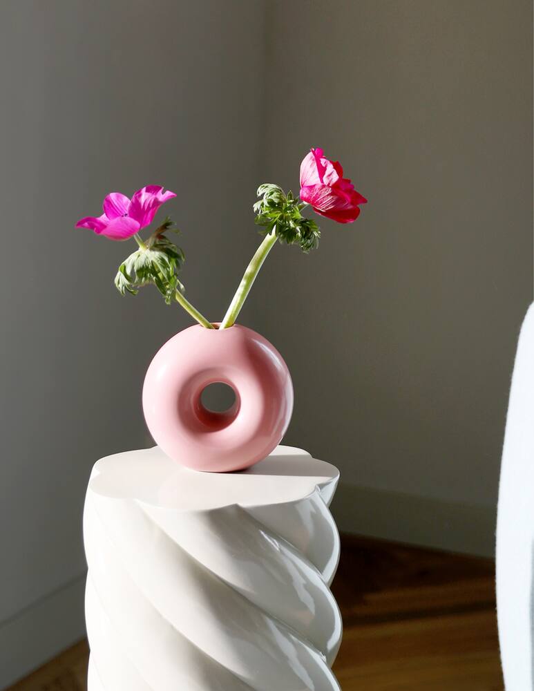 rinascente & Klevering Vaso Torus Rosa