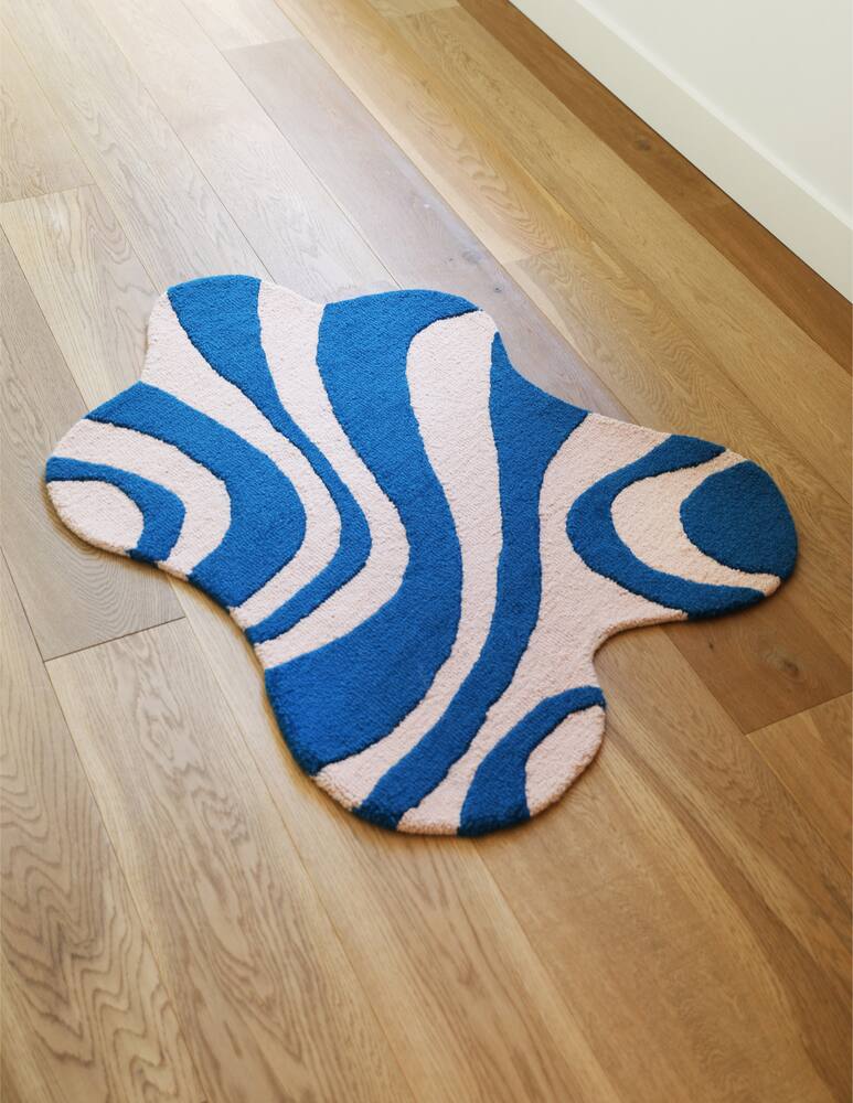 rinascente & Klevering Carpet Liquid Tappeto Blu