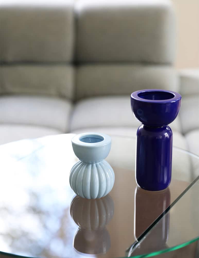 rinascente & Klevering Vaso Stack Blu