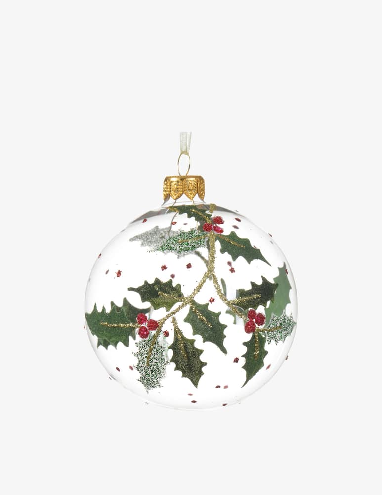 Kaemingk Pallina agrifoglio 8cm - immagine 1 Kaemingk Pallina agrifoglio 8cm - immagine 1