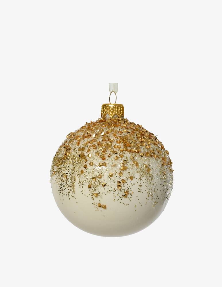 rinascente Kaemingk Ball with gold glitter 8cm