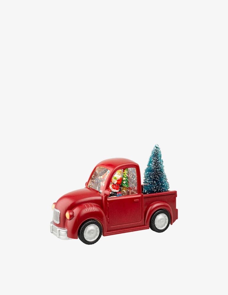 rinascente Kaemingk Boule De Neige Macchina Rossa Led