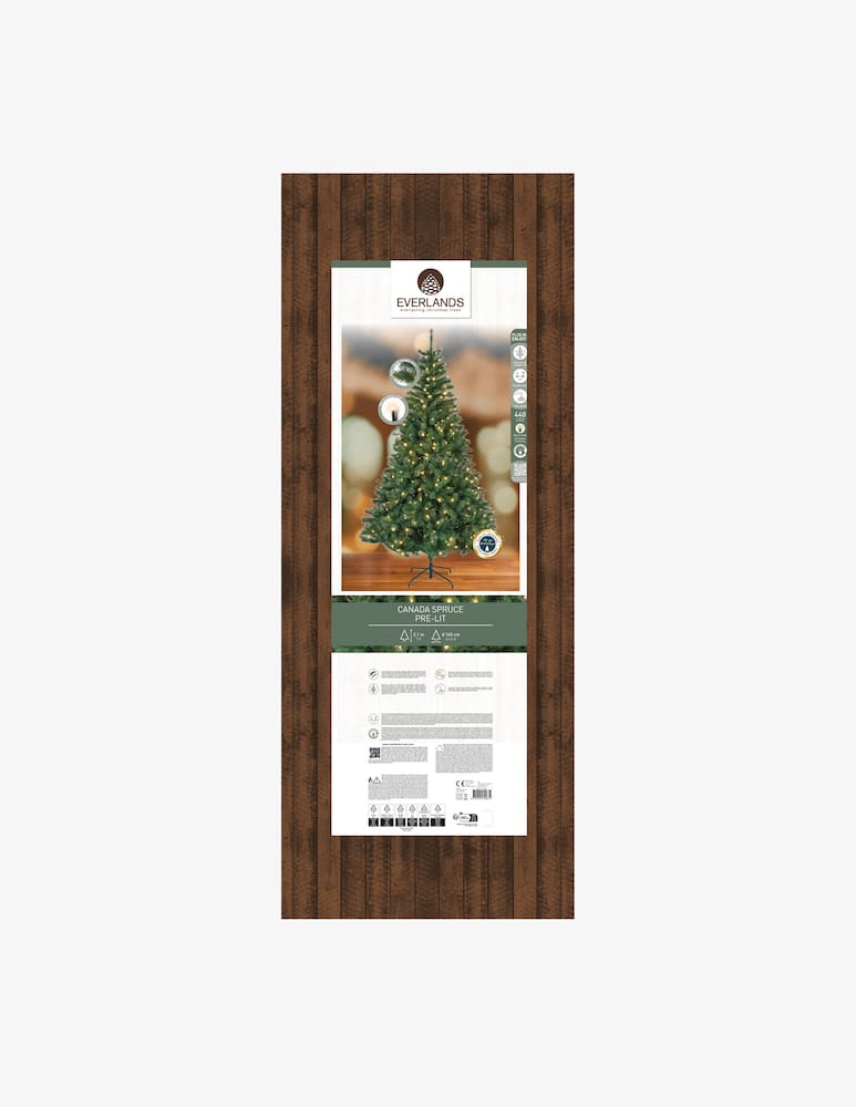 Kaemingk Albero Canada LED verde h.210cm - immagine 6 Kaemingk Albero Canada LED verde h.210cm - immagine 6