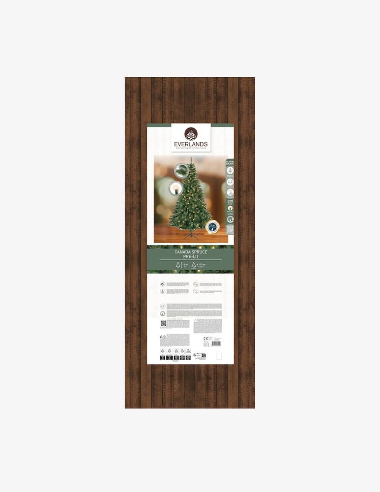 Kaemingk Albero Canada LED verde h.180cm - immagine 6 Kaemingk Albero Canada LED verde h.180cm - immagine 6