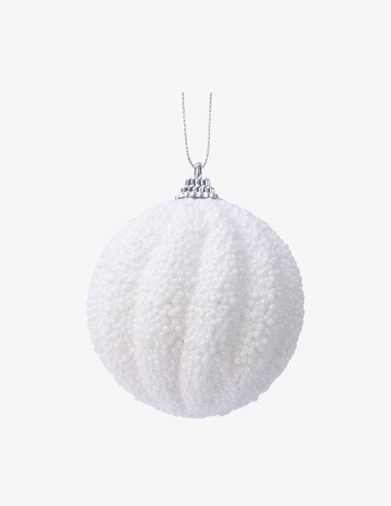 rinascente Kaemingk Striped Glitter Ball 8cm