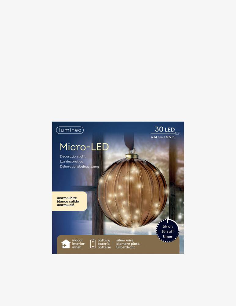 rinascente Kaemingk Indoor Fixed Micro Led Ball D.14Cm