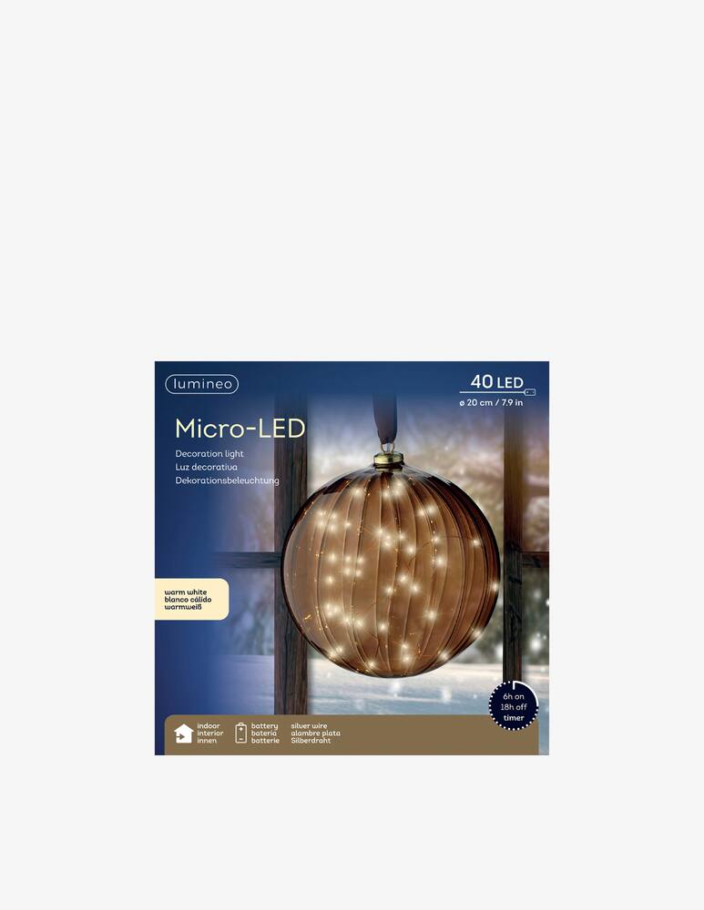 rinascente Kaemingk Pallina Micro Led Fisso Indoor d.20cm