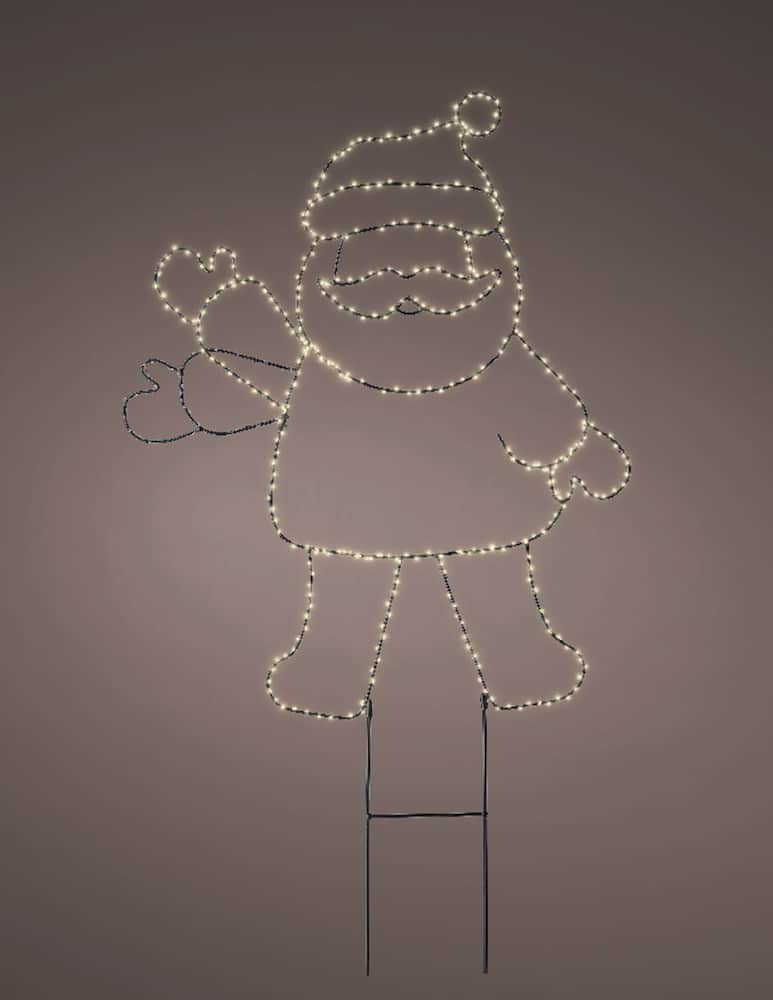 Kaemingk Father Christmas Micro Led Outd. Fix. Light Black/White 490L - picture 2 Kaemingk Father Christmas Micro Led Outd. Fix. Light Black/White 490L - picture 2