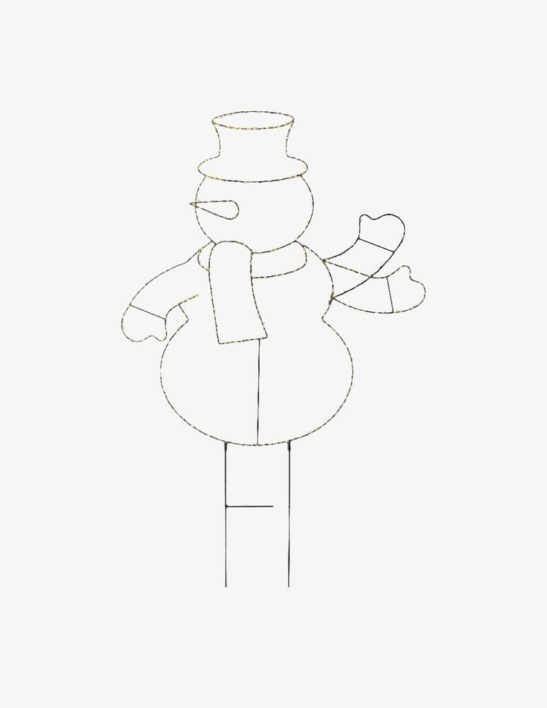 rinascente Kaemingk Outdoor Snowman Black/White