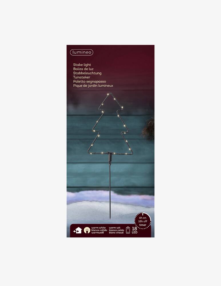 rinascente Kaemingk Asta Micro Led Luce Fissa Outdoor Blk/Warmwht 18L