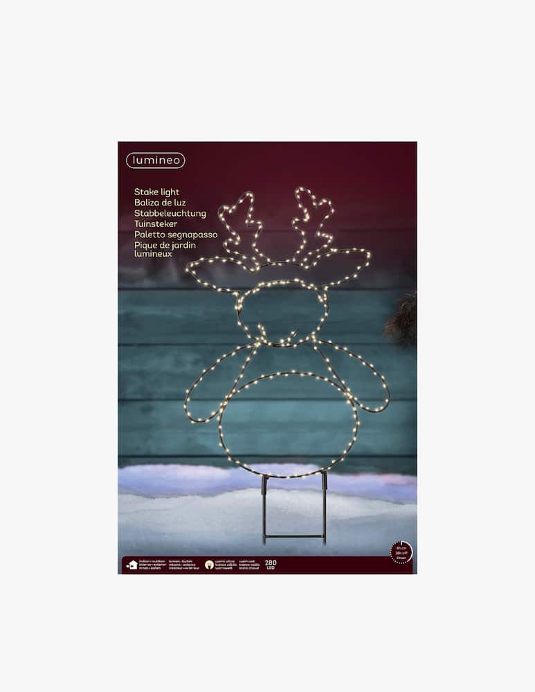 Kaemingk Outdoor Micro Led Reindeer Black/White - picture 3 Kaemingk Outdoor Micro Led Reindeer Black/White - picture 3