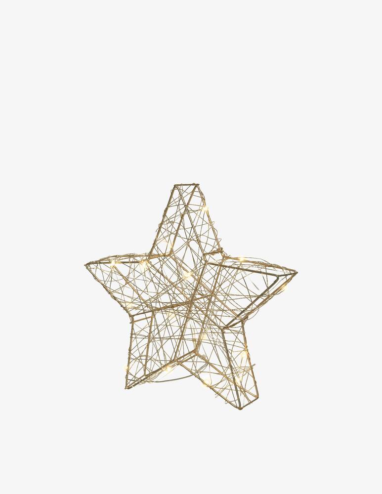 Kaemingk Micro Led Star Fixed Gold/Warm White 30L Indoor - picture 1 Kaemingk Micro Led Star Fixed Gold/Warm White 30L Indoor - picture 1