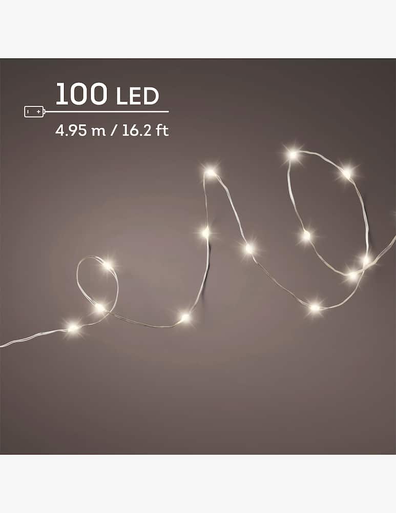 Kaemingk Lumineo micro LED string 8 funzioni effetto twinkle outdoor 495cm - immagine 5