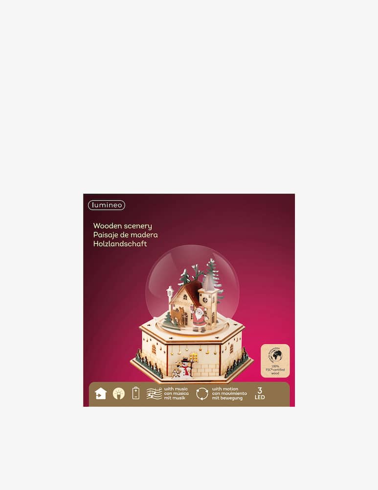 Kaemingk Carillon Boule Legno Led - immagine 3