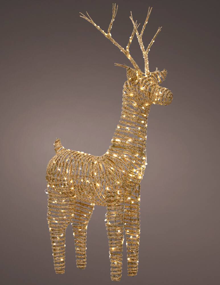 rinascente Kaemingk Reindeer Micro Led Outdoor Fixed Light Natural/Warm 360L