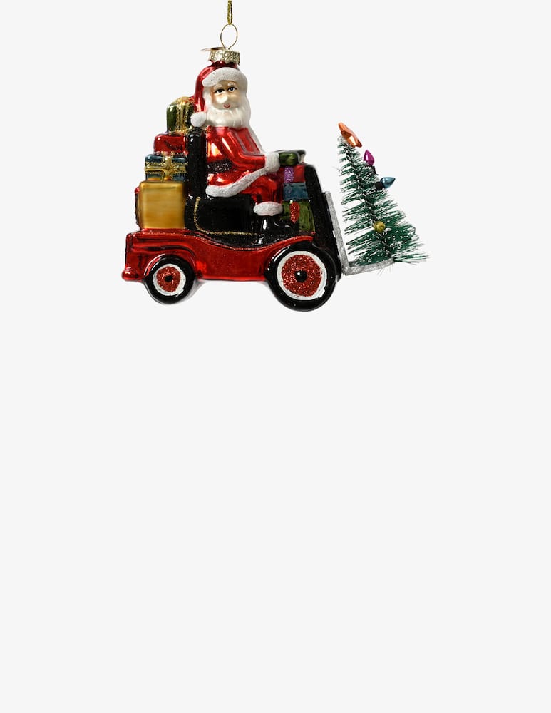 rinascente Kaemingk Babbo Natale Con Glitter