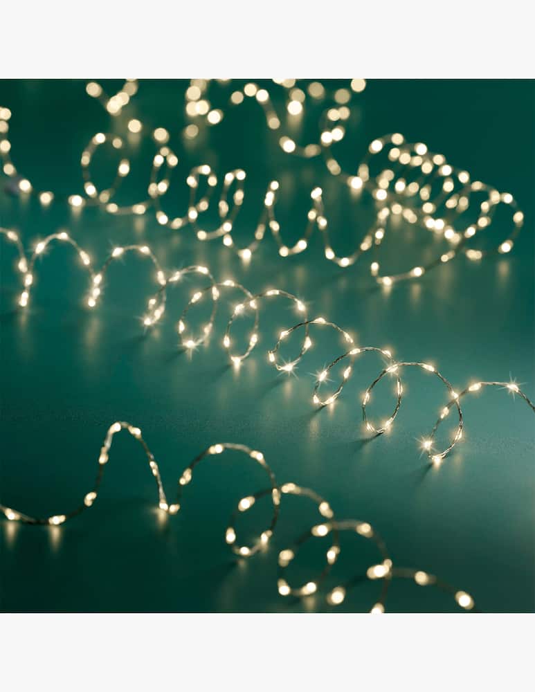 Kaemingk Micro LED luci 8 funzioni outdoor silver/warm wht 567L - immagine 3