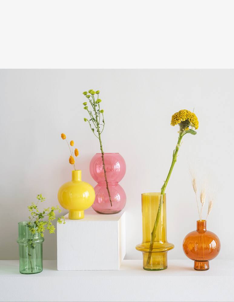 rinascente Urban Nature Culture Culture Vase Yolk Yellow - Giallo