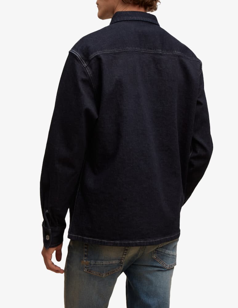rinascente Denham Sovracamicia denim scuro stitch